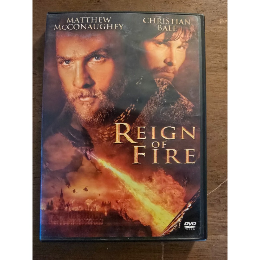 Reign of Fire (DVD, 2002), McConaughey, Bale,‎ Good Condition